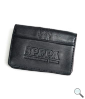 Business Card Holder (Black Leather)